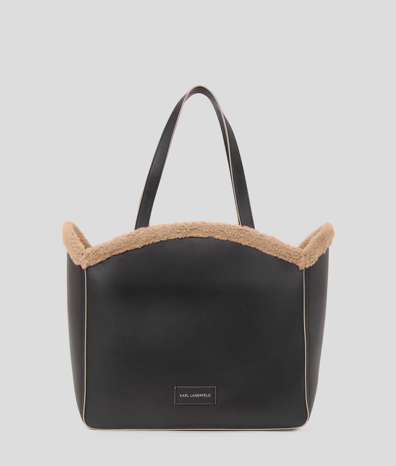 K/CIRCLE SHEARLING LARGE TOTE BAG Product Image