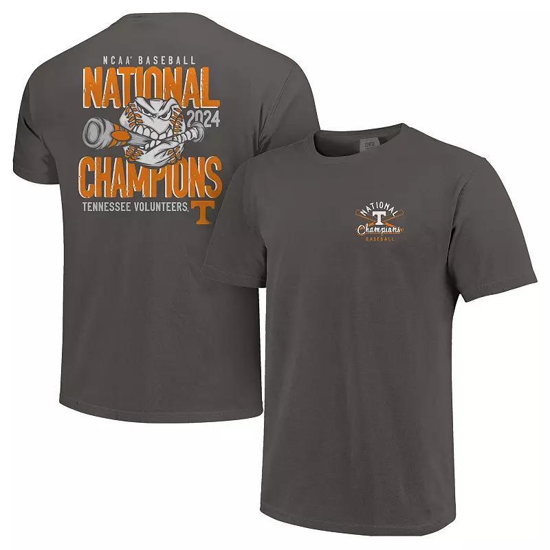 Youth Gray Tennessee Volunteers 2024 NCAA Mens Baseball College World Series Champions Comfort Colors T-Shirt, Boys Product Image