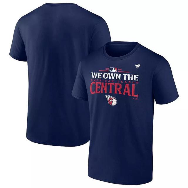 Mens Fanatics Houston Astros 2024 AL West Division Champions Big & Tall Locker Room T-Shirt Blue Product Image