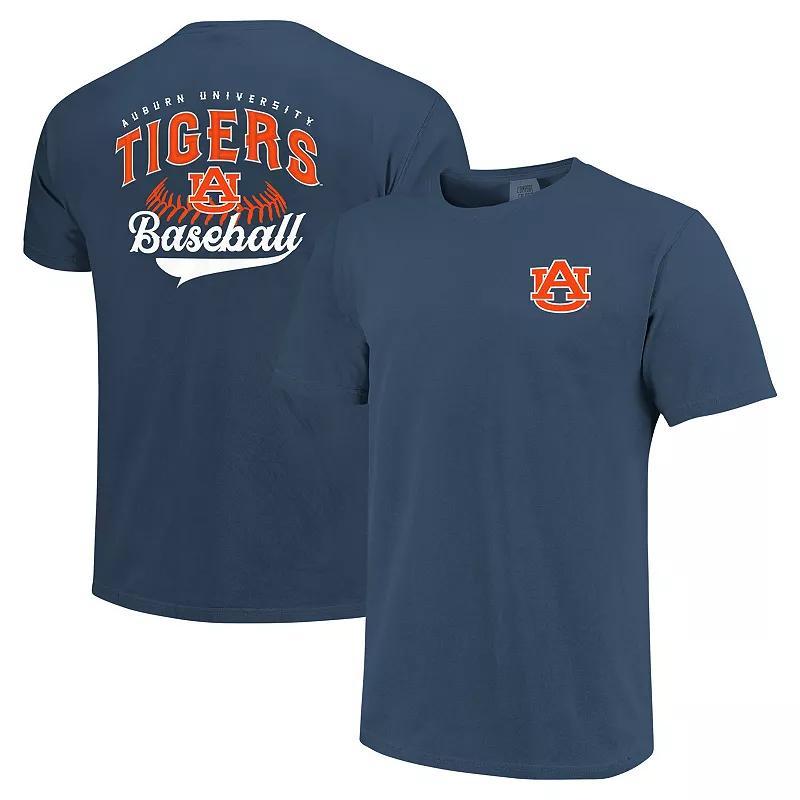 Mens Auburn Tigers Baseball Comfort Colors T-Shirt Blue Product Image