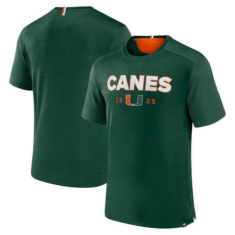 Mens Fanatics Branded Miami Hurricanes Defender Rush T-Shirt Product Image