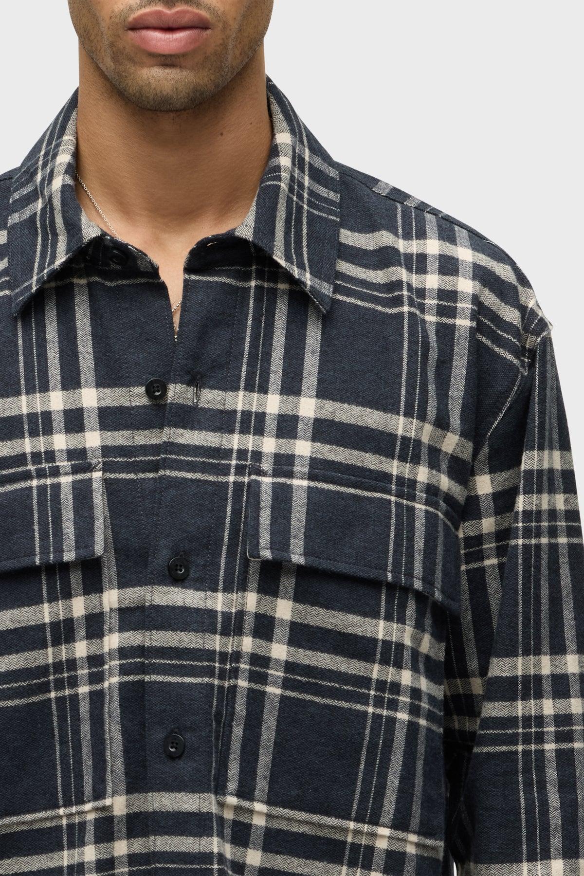 Plaid Shirt Male Product Image