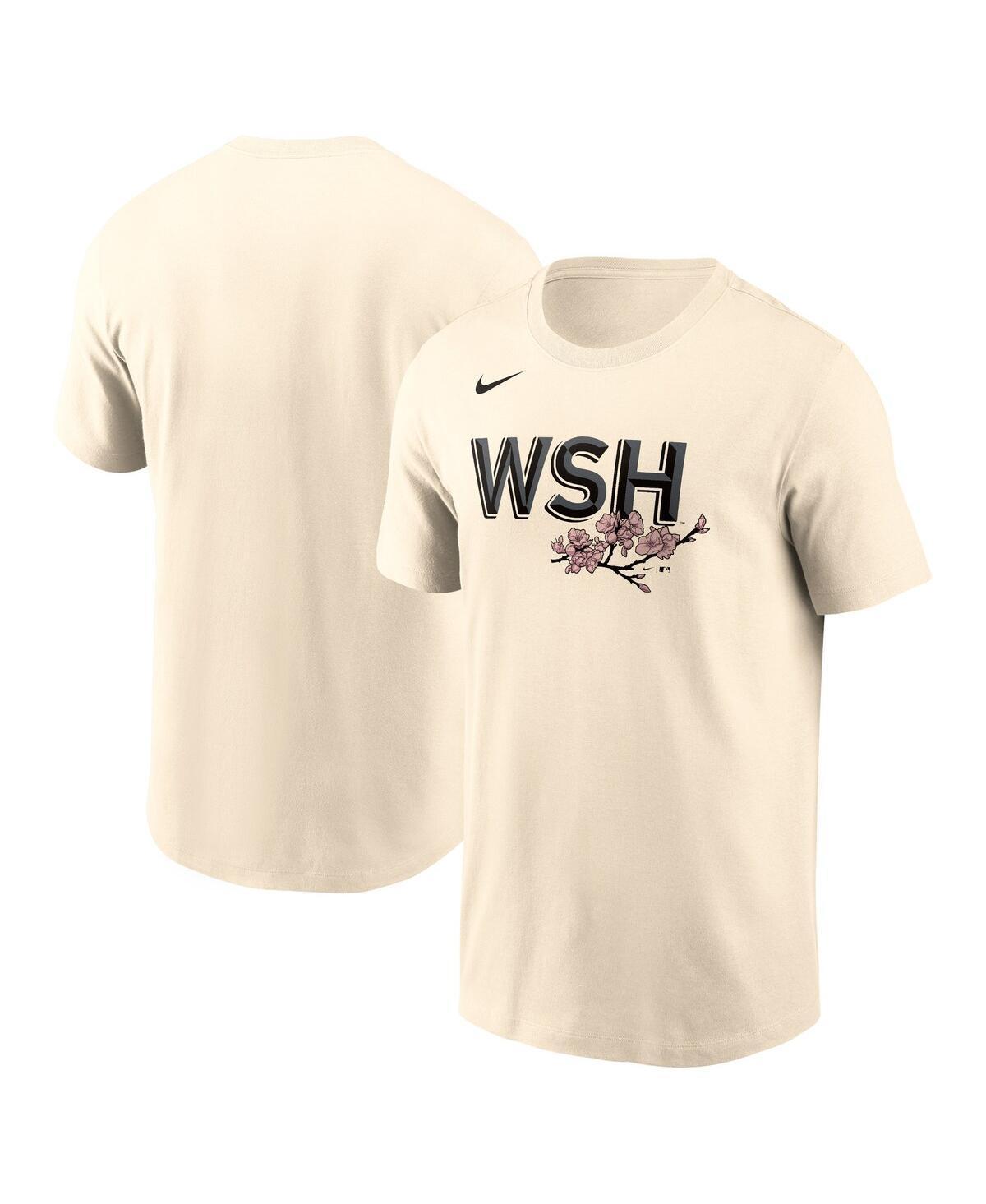 Mens Nike Cream Washington Nationals City Connect Wordmark T-Shirt Product Image