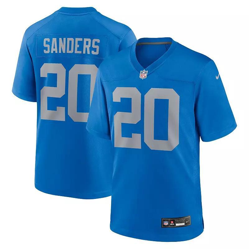 Mens Nike Barry Sanders Detroit Lions Alternate Game Jersey Product Image