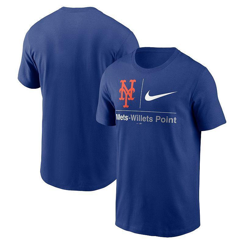 Mens Nike Royal New York Mets Willets Point Hometown T-Shirt Product Image