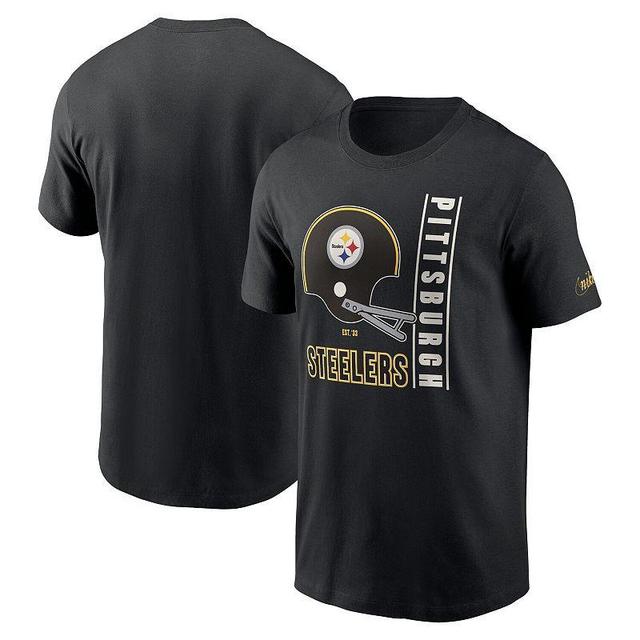 Mens Nike Black Pittsburgh Steelers Lockup Essential T-Shirt Product Image