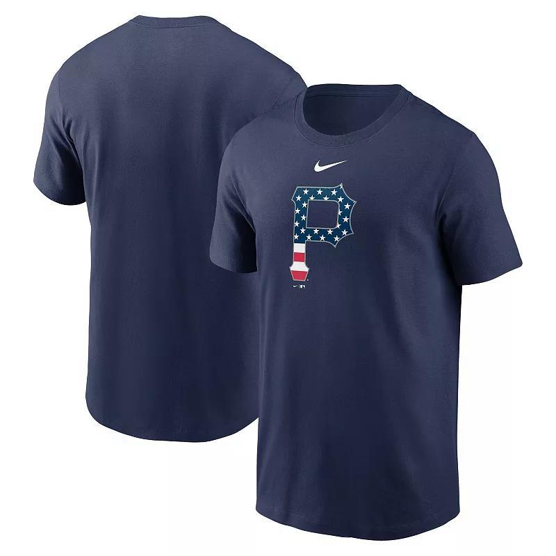 Nike Mens Navy Pittsburgh Pirates Americana T-Shirt Product Image