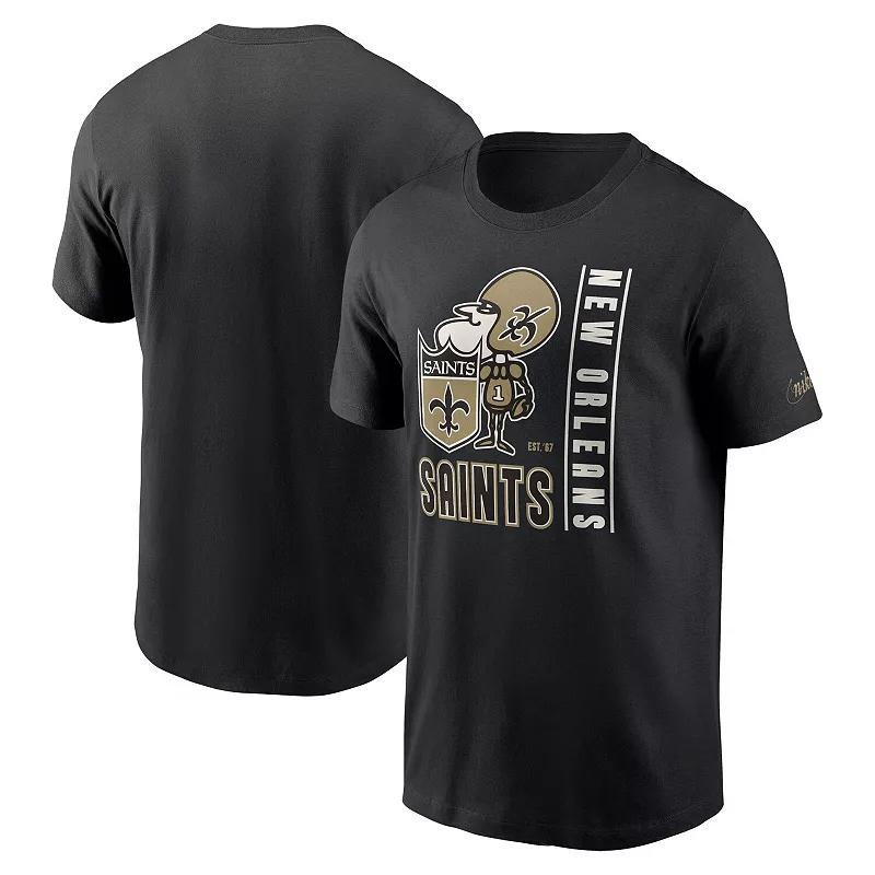 Mens Nike New Orleans Saints Lockup Essential T-Shirt Product Image