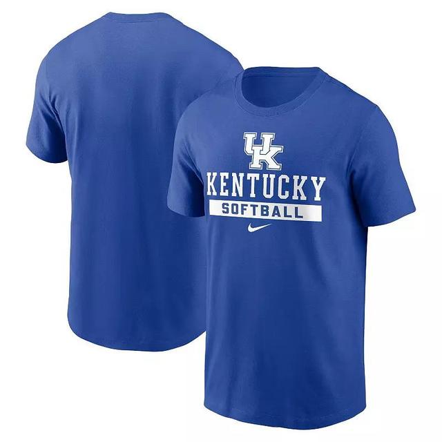 Mens Nike Royal Kentucky Wildcats Softball T-Shirt Product Image