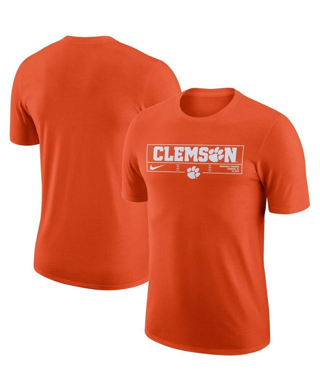 Mens Nike Orange Clemson Tigers Wordmark Stadium T-shirt Product Image