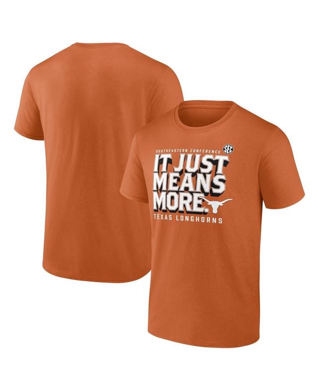 Fanatics Mens Texas Orange Texas Longhorns Sec It Just Means More T-Shirt Product Image