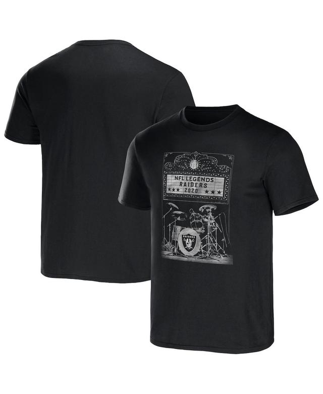 Mens Nfl x Darius Rucker Collection by Fanatics Black Las Vegas Raiders Band T-shirt Product Image