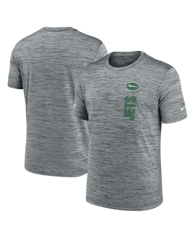 Nike Mens Gray New York Jets 2024 Sideline Velocity Performance T-Shirt Product Image