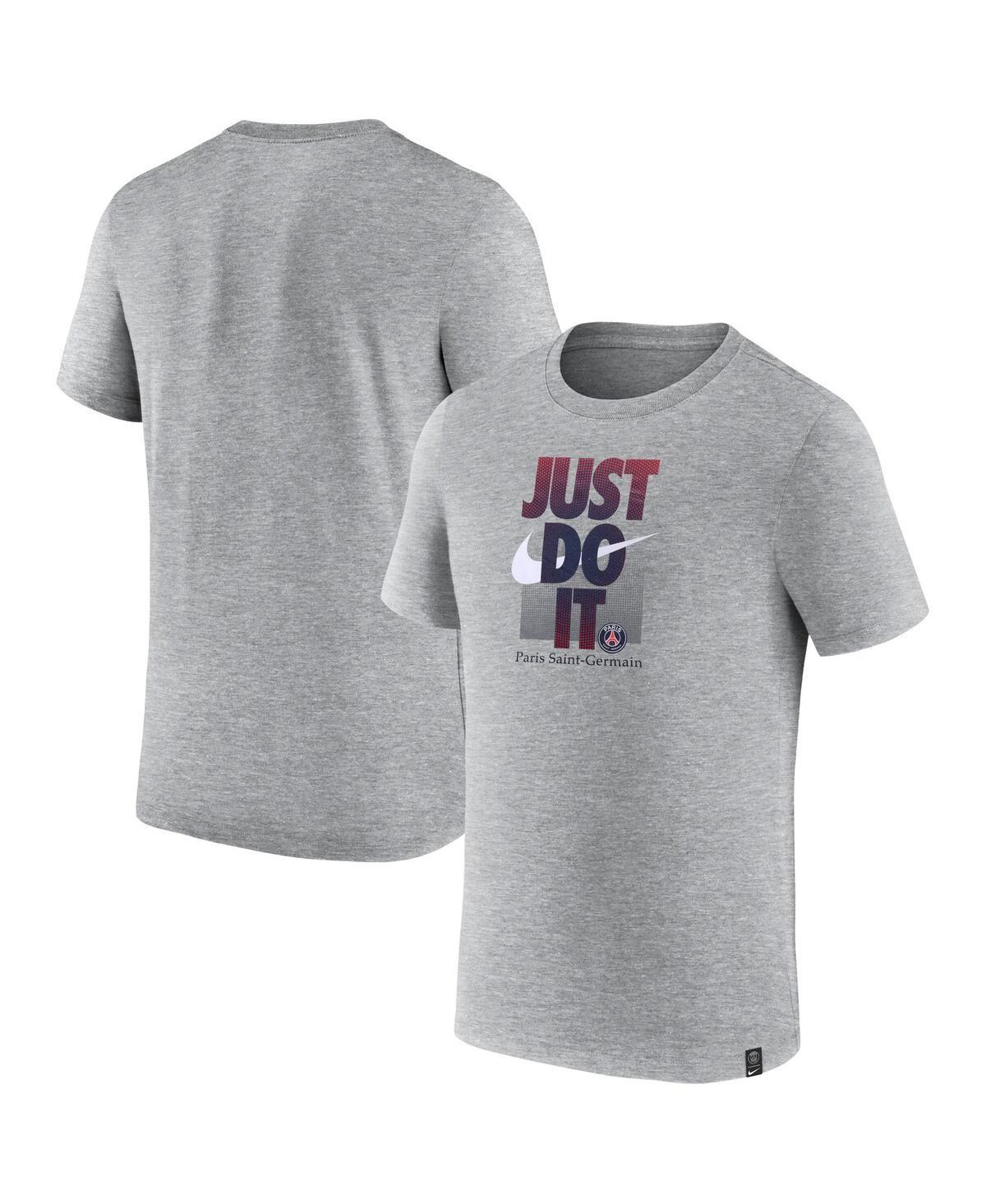 Mens Nike Gray Paris Saint-Germain Just Do It T-Shirt Product Image