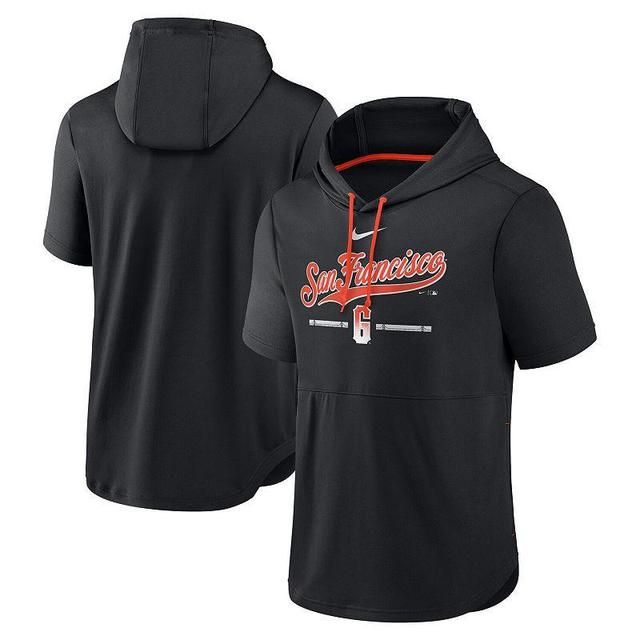 Mens Nike San Francisco Giants City Connect Short Sleeve Pullover Hoodie Product Image