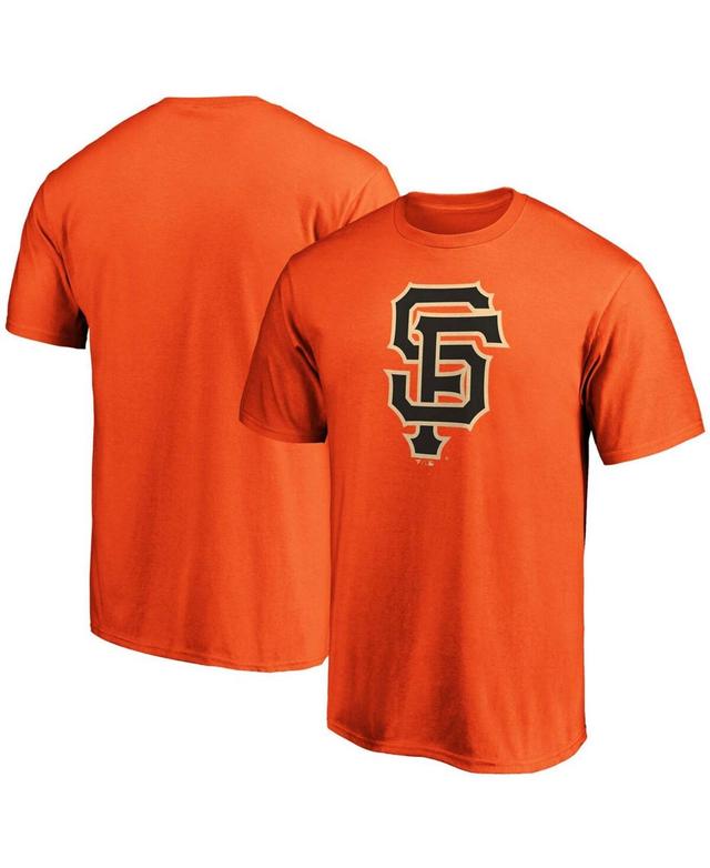 Mens Orange San Francisco Giants Official Logo T-shirt Product Image