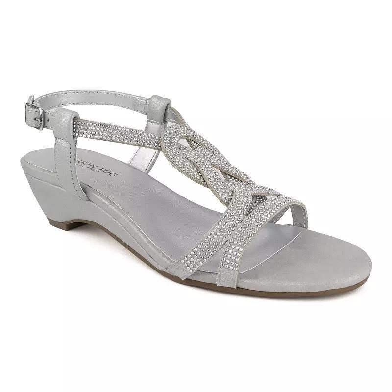 London Fog Meadow Womens Wedge Sandals Product Image