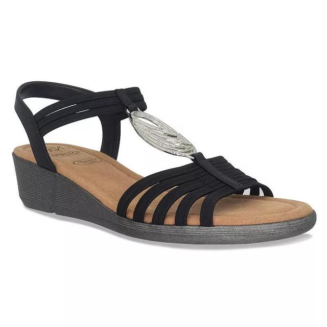 Impo Womens Ralana Ornamented Stretch Wedge Sandals Product Image