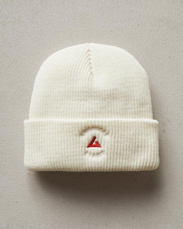 Embroidered Beanie - Natural Product Image