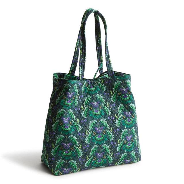 Vera Bradley Wicked Original Tote Bag Women in Wickedly Beautiful Green Product Image