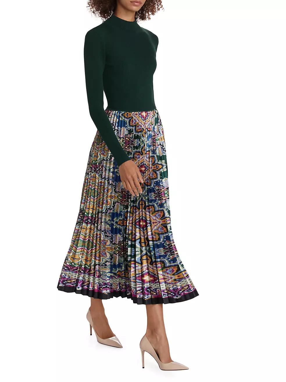 Mave Mixed Media Maxi Dress Product Image