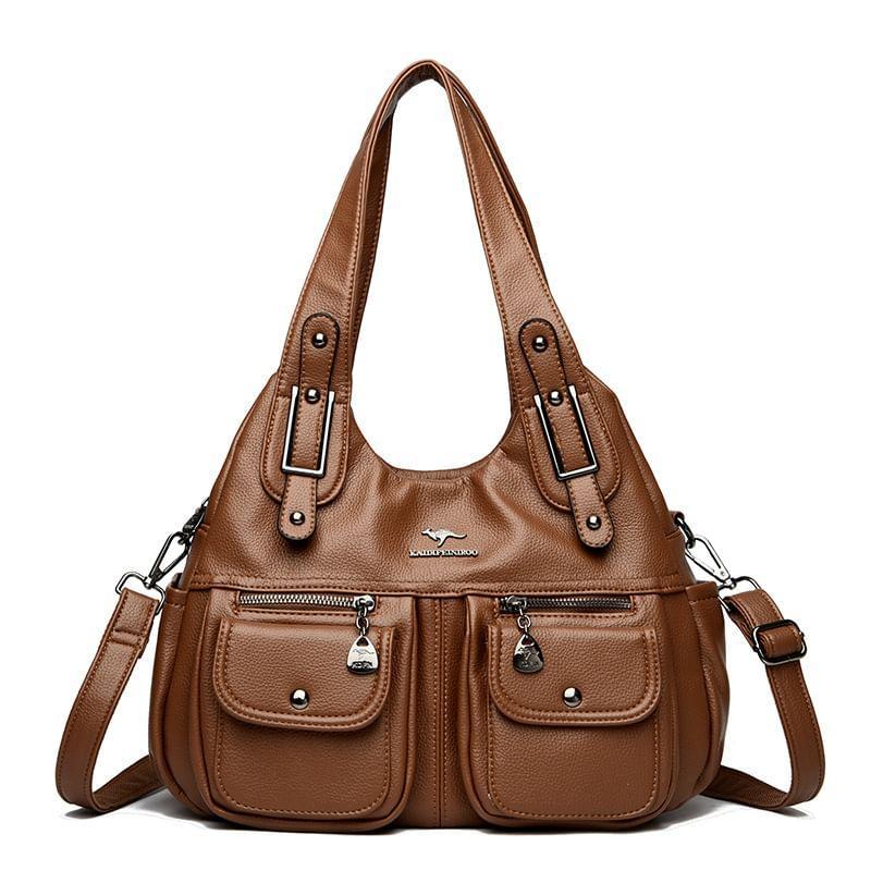 Faux Leather Tote Bag Product Image