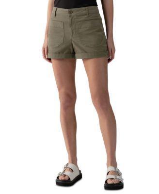 Sanctuary Womens Marine High Rise Rolled-Cuff Shorts Product Image