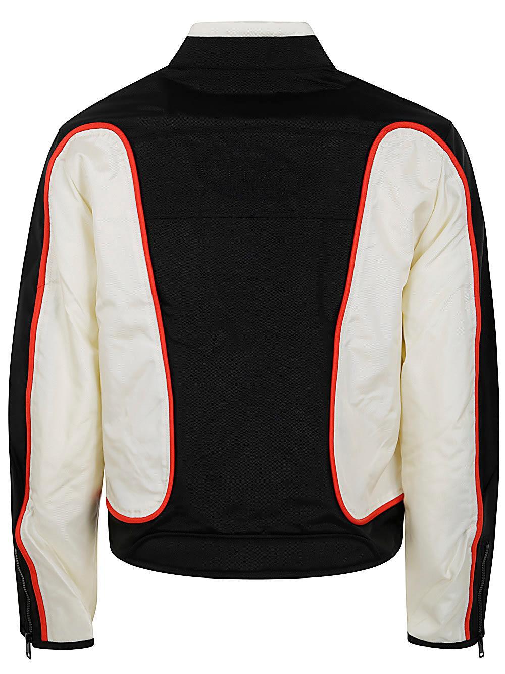 Adc Cardigan In Black Red Product Image