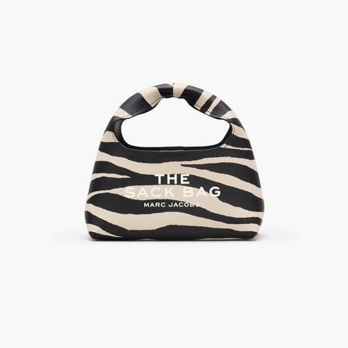 The Zebra Leather Mini Sack Bag Product Image