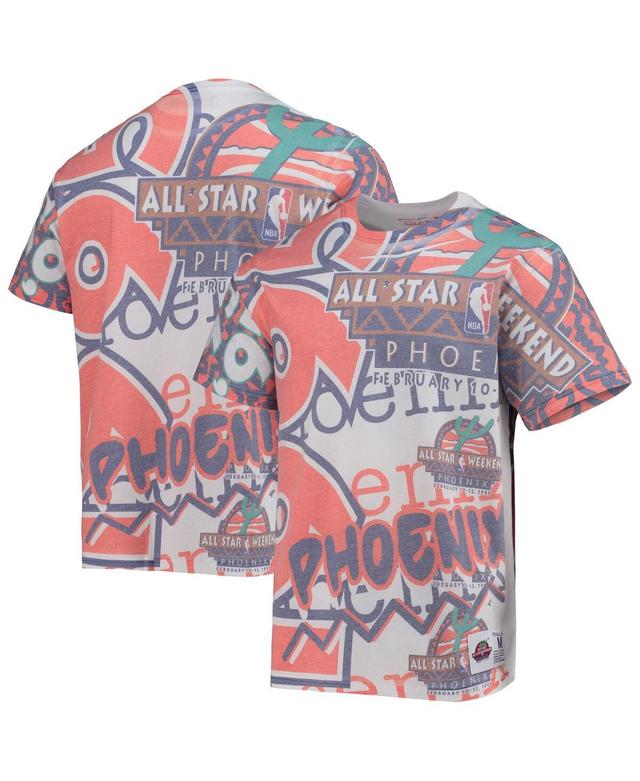 Mens Mitchell & Ness White 1995 Nba All-Star Game Hardwood Classics Jumbotron T-shirt Product Image