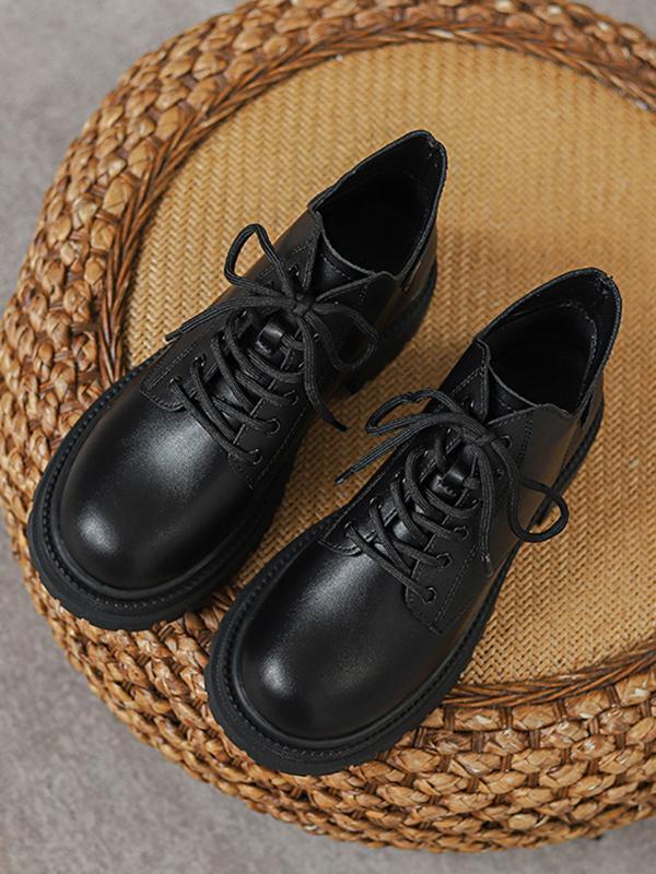 Lace-Up Rivet Round-Toe Split-Joint Boots Dr. Martens Boots product image