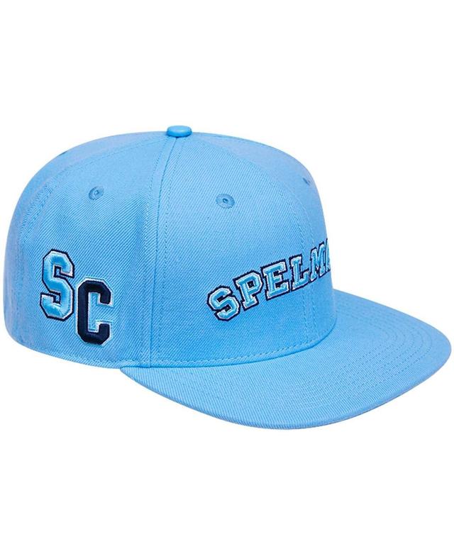 Mens Pro Standard Light Blue Spelman College Jaguars Evergreen Spelman Snapback Hat Product Image