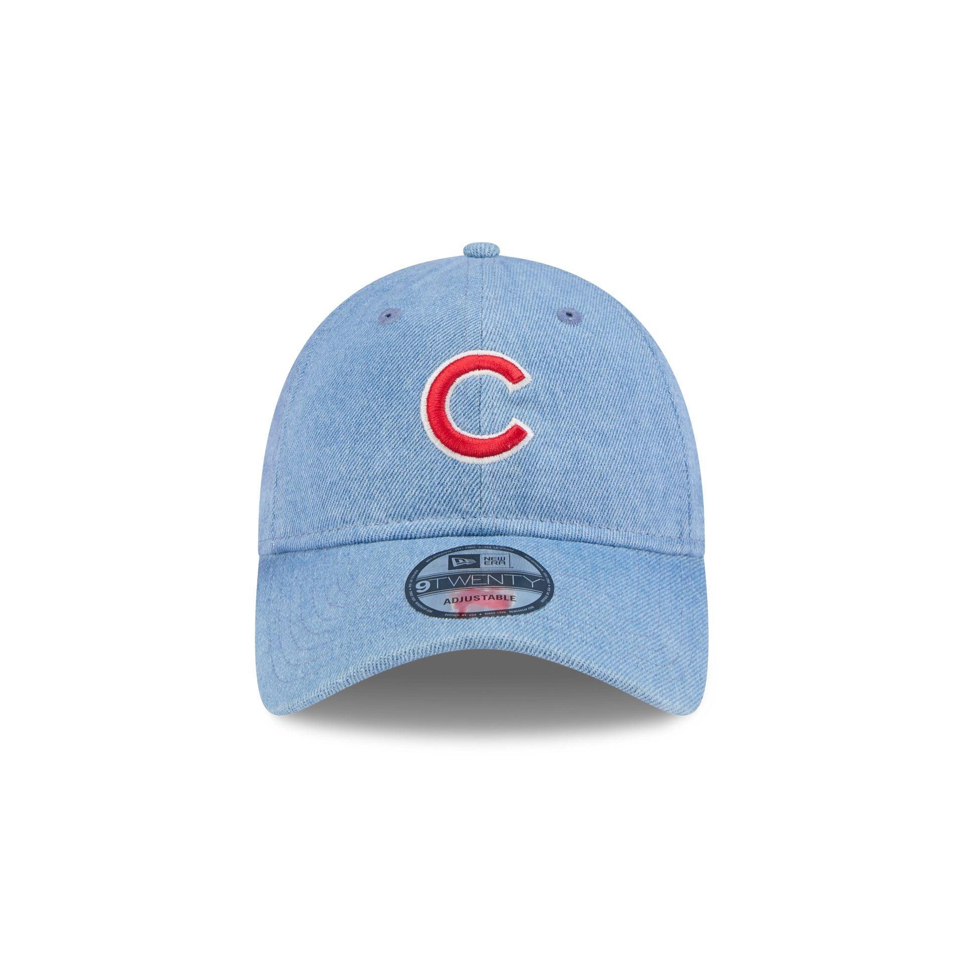 Chicago Cubs Washed Denim 9TWENTY Adjustable Hat Male Product Image