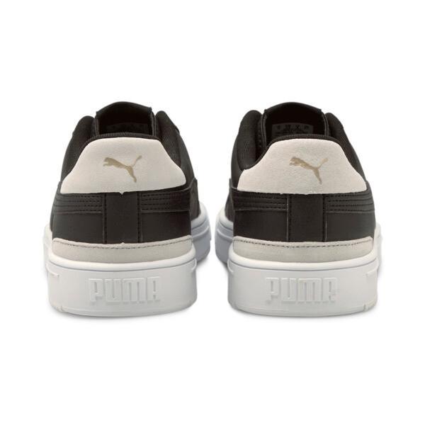 PUMA Serve Pro Men's Sneakers in Black/White/Team Gold Product Image