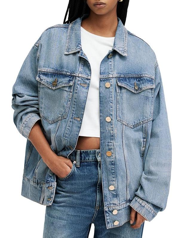 Allsaints Willow Regular Fit Denim Jacket Product Image