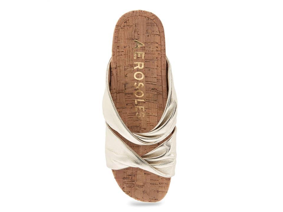 Aerosoles Mercer (Soft Gold PU) Women's Sandals Product Image