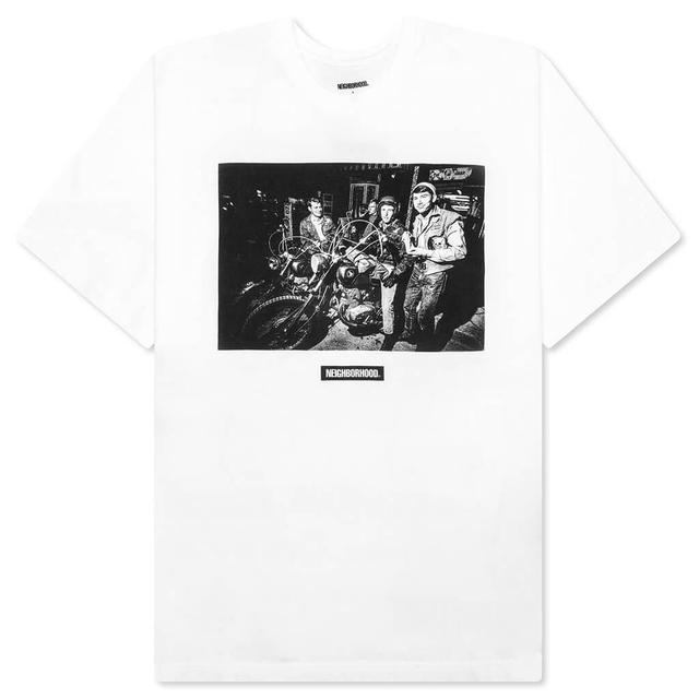 Neighborhood x Osamu Nagahama S/S Tee 2 - White Male Product Image