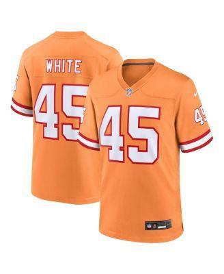 Mens Nike Devin White Orange Tampa Bay Buccaneers Throwback Game Jersey - Orange Product Image