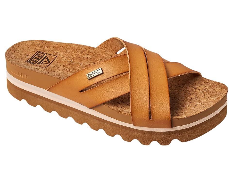 Womens Reef Cushion Bloom Platform Sandal - Natural Product Image