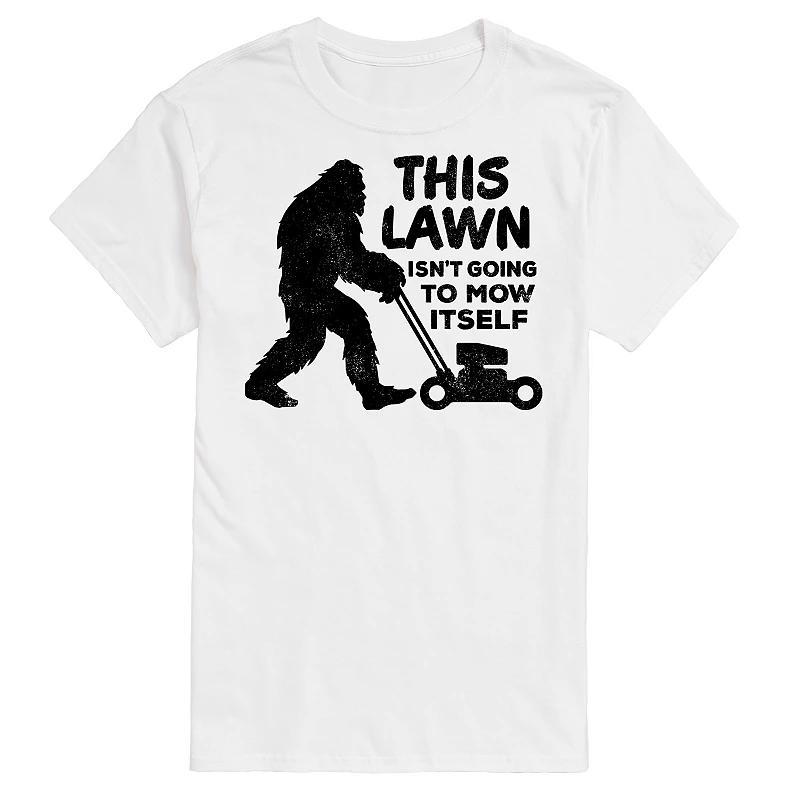 Big & Tall This Lawn Sasquatch Graphic Tee, Mens Product Image