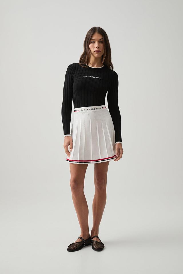 Knit Pleated Skirt 628 Product Image