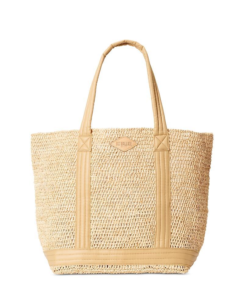 Large Raffia Shopper Tote Bag Product Image