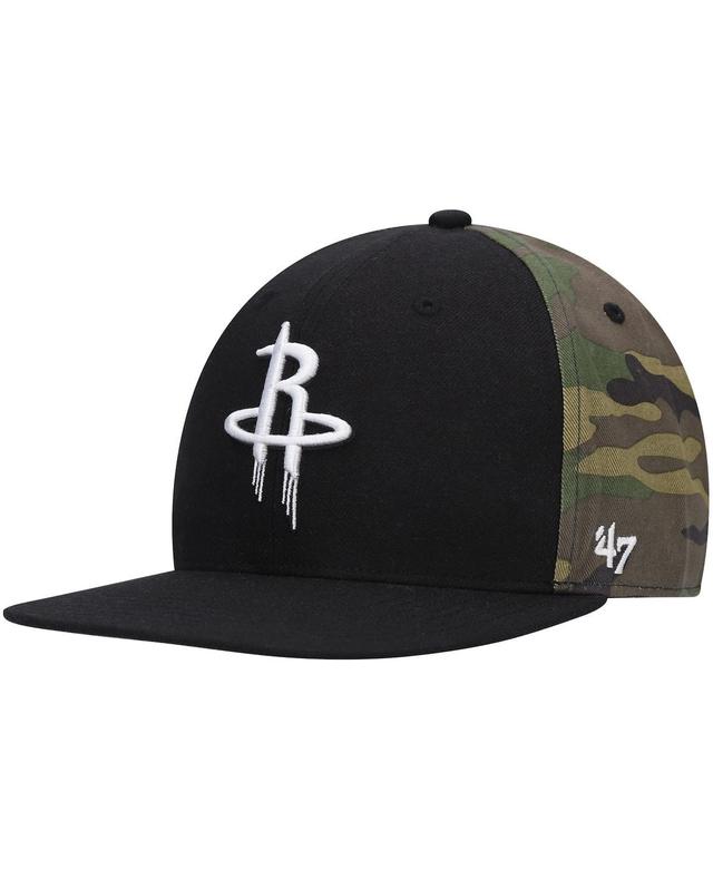 Mens 47 /Camo Houston Rockets Bramble Captain Snapback Hat Product Image