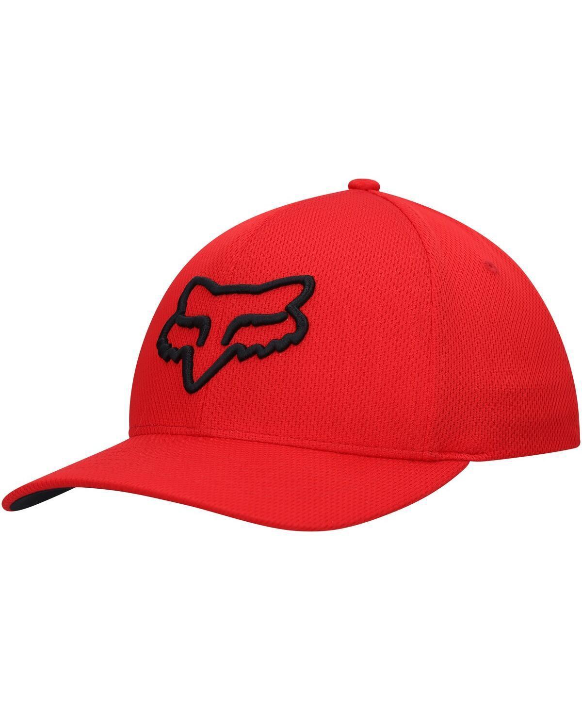 Mens Fox Red Lithotype 2.0 Logo Flex Hat Product Image