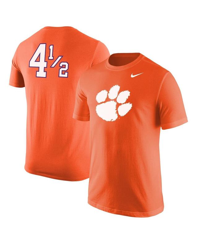 Mens Nike Orange Clemson Tigers Disney+ 4A Player T-shirt Product Image