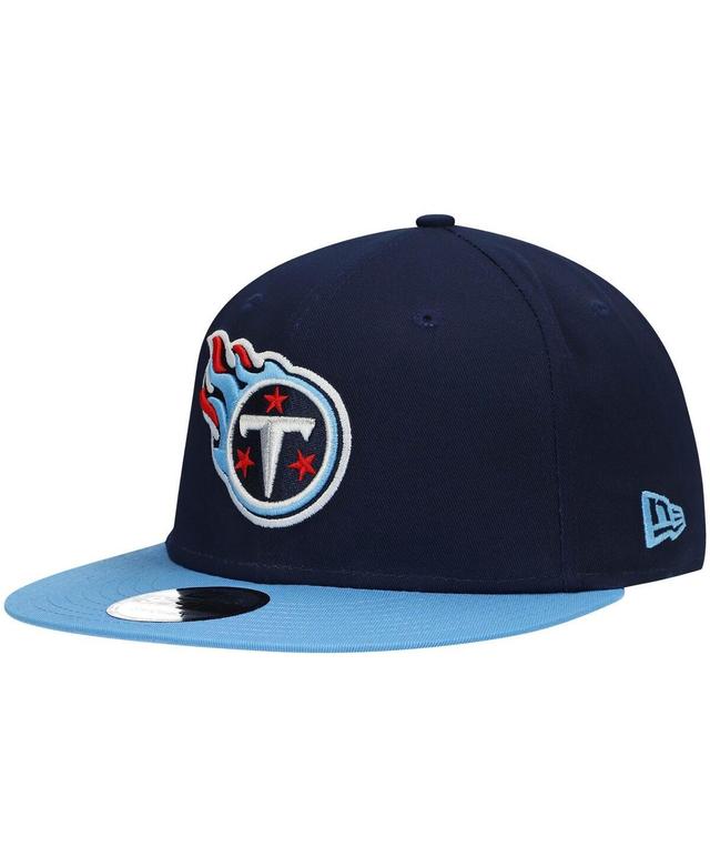 Mens New Era Navy Tennessee Titans Basic 9FIFTY Adjustable Snapback Hat - Navy Product Image