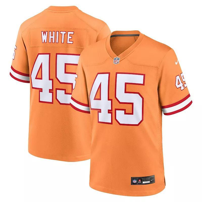 Mens Nike Devin White Tampa Bay Buccaneers Throwback Game Jersey Product Image