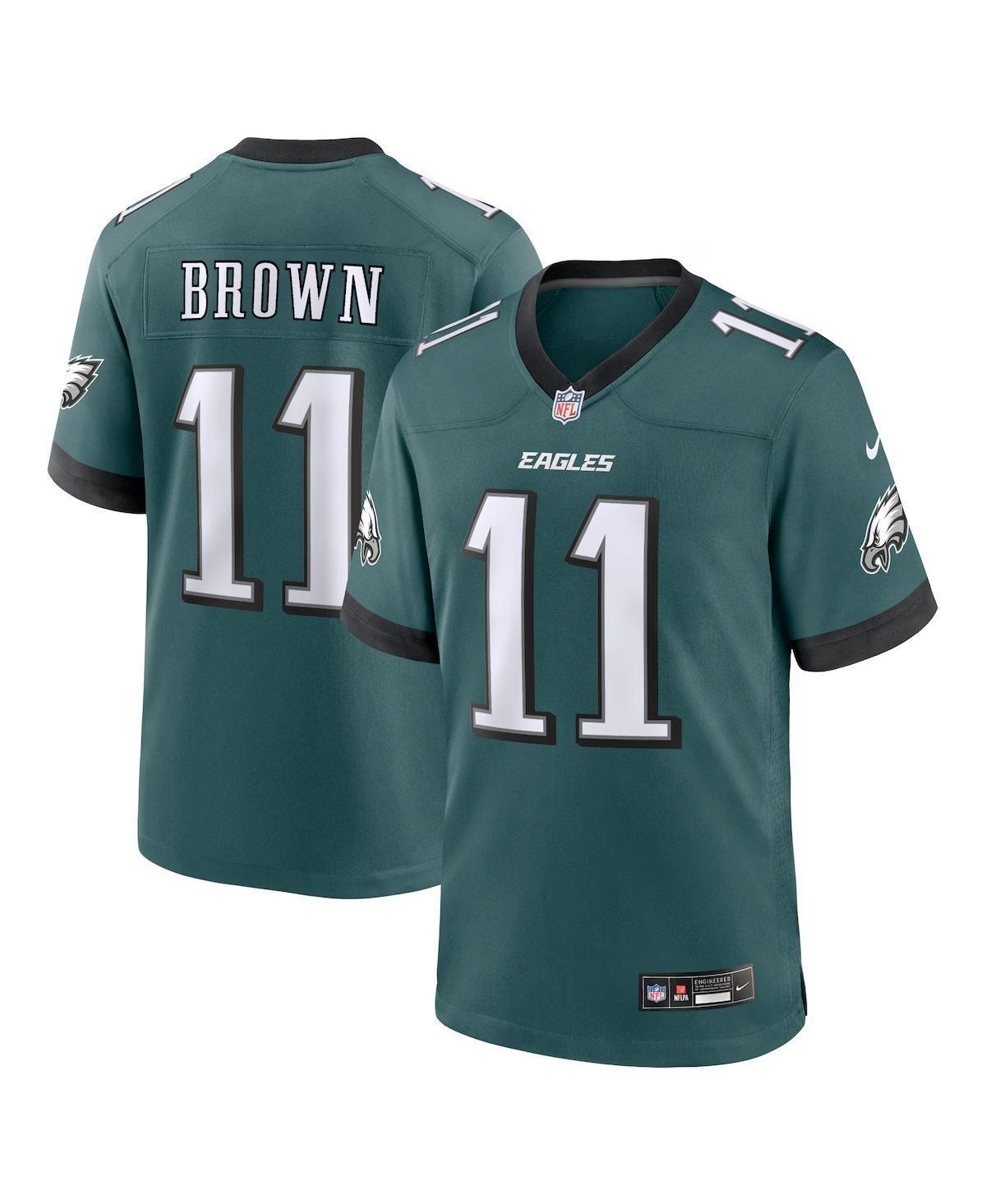 Mens Nike A.J. Brown Midnight Philadelphia Eagles Team Game Jersey Product Image