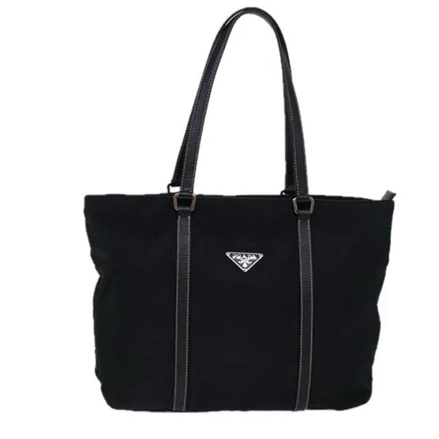 Tessuto Black Synthetic Tote Bag () Product Image