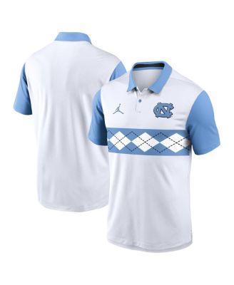 Jordan Mens White North Carolina Tar Heels Primetime Campus Vapor Performance Polo - White Product Image